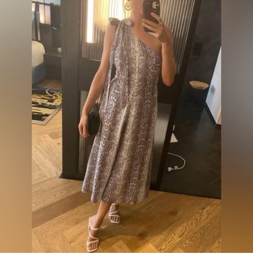 Zimmermann Snake Print Silk Midi Dress -Zimmerman 1 (Size 6 US), 
$329 $600